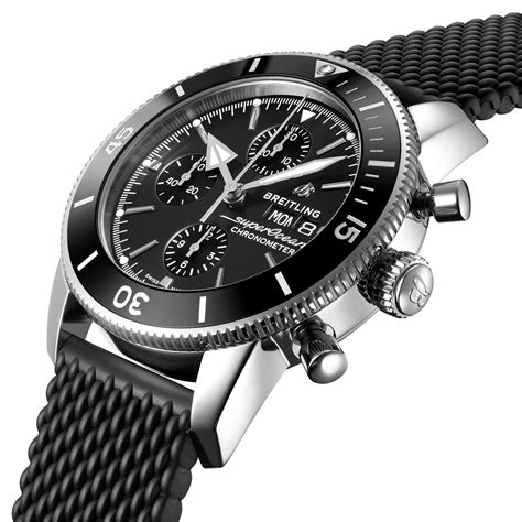 breitling superocean chrono rubber strap